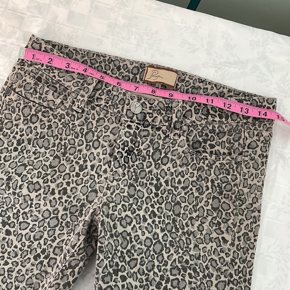 Paige Peg Skinny jeans snow leopard print size 26 - Picture 8 of 11